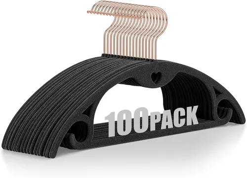 Vista 12 de Perchas de terciopelo para ropa, paquete de 30 unidades sin protuberancias ultrafinas que ahorran espacio, gancho giratorio de 360 grados resistente