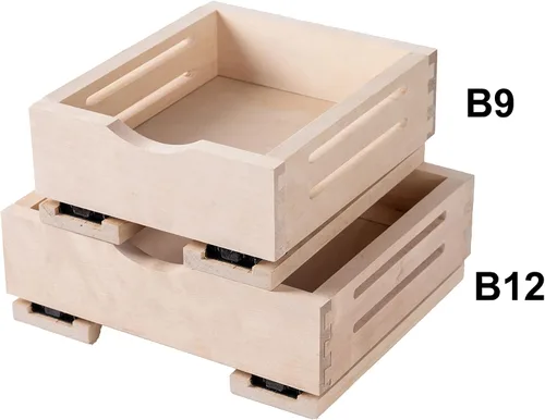 Vista 7 de CabinetRTA Organizador de especias extraíble de madera para gabinete, 12 pulgadas de ancho x 10 pulgadas de profundidad x 4 pulgadas de alto