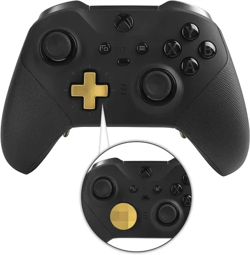 Vista 5 de TOMSIN Paquete de repuesto de accesorios para mandos Xbox Elite Series 2 13 en 1, 6 palillos de metal, 2 almohadillas D, 4 palas y 1 ajustador