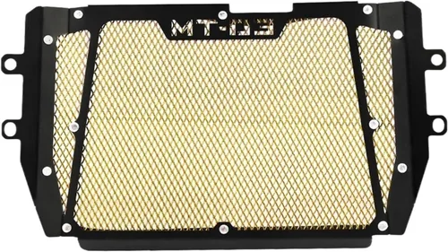 Vista 4 de LeosHi Compatible with MT-03 MT03 MT 03 2015 2016 2017 2018 2019 2020 2021 Motorcycle Aluminum Radiator Grille Grill Guard Cover Protector