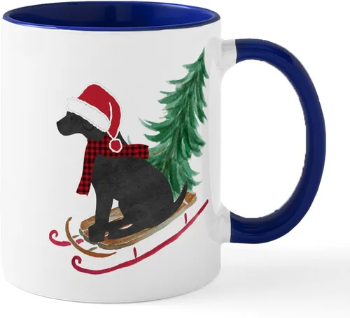 Vista 27 de CafePress Black Lab Mug Taza de café de cerámica de 11 oz (11.0 fl oz)