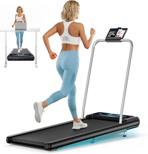 Vista 10 de Walking with Incline Pad and Handle Bar, 2.5HP Low Noise Treadmill, 270lbs