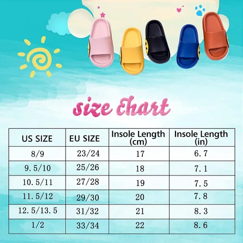 Vista 7 de Pantuflas para hombre, mujer, niñas y niños, de etilvinilacetato, antideslizantes, para interiores y exteriores, pantuflas con caras sonrientes