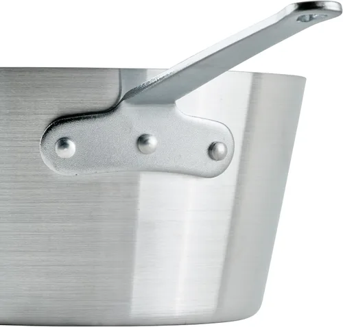 Vista 7 de Winco - Sartén de aluminio resistente de 7 cuartos