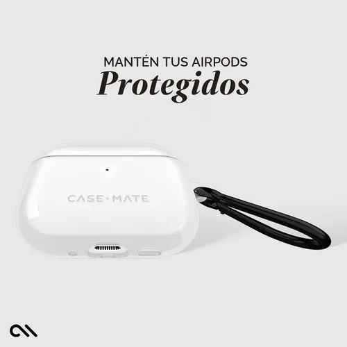 Vista 5 de Case-Mate Funda resistente para AirPods Pro 3 con mosquetón negro