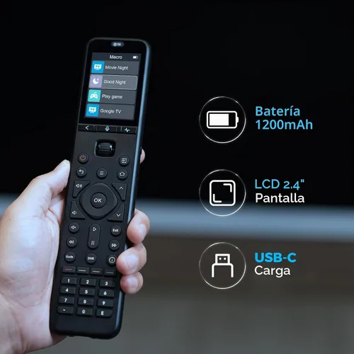 Vista 8 de SofaBaton Control remoto universal U3, rueda de desplazamiento, mouse de aire, multipunto Bluetooth, control remoto inteligente todo en uno