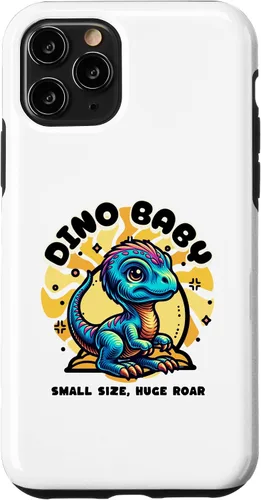 Vista 29 de Cute Dino Baby Cartoon Illustration for Kids Case for iPhone 17