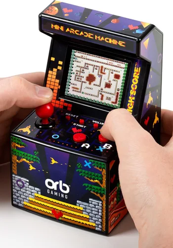 Vista 10 de Juegos retro (versión US) de bolsillo ThumbsUp, mando de juego arcade