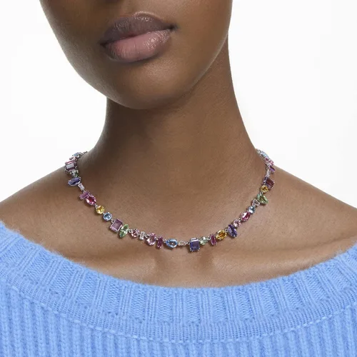Vista 4 de Swarovski Gema Jewelry Collection, Gold-tone and Rhodium Finish, Multicolored Crystals