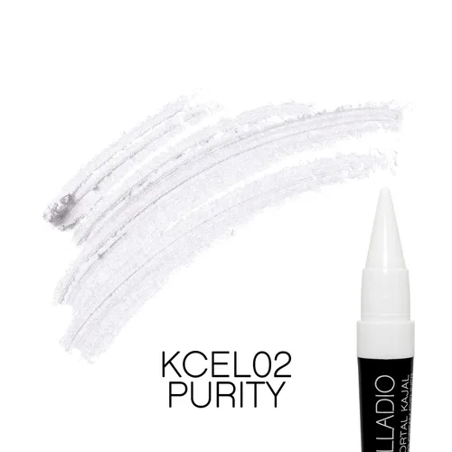 Vista 2 de Palladio Immortal Kajals - Delineador de ojos en crema duradero, forros cónicos multiusos, crea efectos suaves y ahumados, aplicación ultra suave