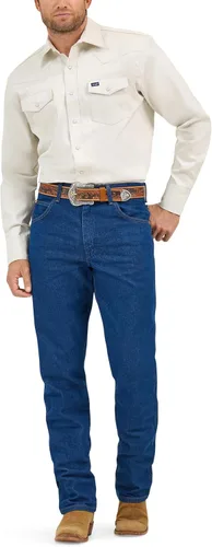 Vista 16 de Wrangler Men's Cowboy Cut Firm Finish Western Long Sleeve Snap Work Shirt Negro