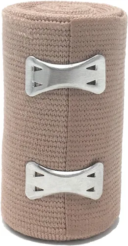 Vista 8 de CHAMPION Vendaje elástico autoadherente ajustable, beige, universal, 4 pulgadas de ancho