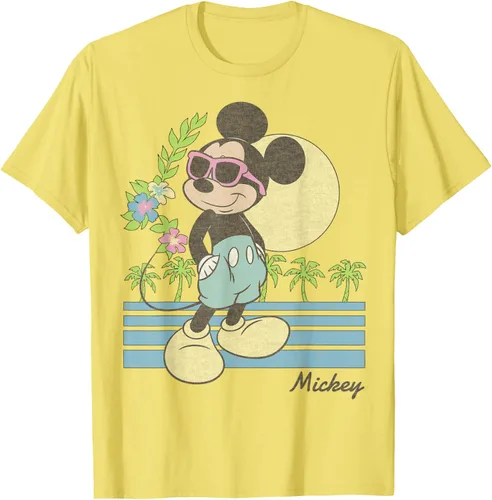 Vista 39 de Disney Mickey and Friends Mickey Retro Beach Camiseta S Gris Oscuro