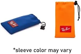 Vista 6 de Ray-Ban Junior RJ9076S - Lentes de sol cuadrados para niños y niñas + paquete con gafas de diseñador iWear Kt