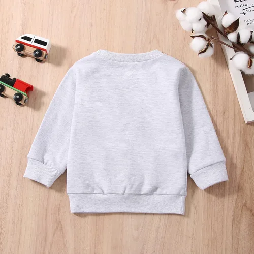 Vista 7 de JLKGICF Traje de San Valentín para bebé y niña pequeña, sudadera con estampado de letras, cuello redondo, ropa de San Valentín