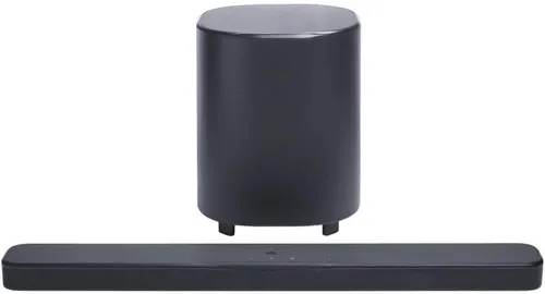 Vista 2 de JBL BAR500M2KIT1 Barra de sonido de 5.1 canales con subwoofer inalámbrico Dolby Audio Sonido envolvente Bluetooth HDMI ARC Streaming