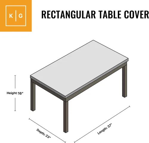 Vista 3 de Funda resistente para muebles de exterior, fundas cuadradas y rectangulares impermeables con rejillas de ventilación de aire, para otomanas, mesas