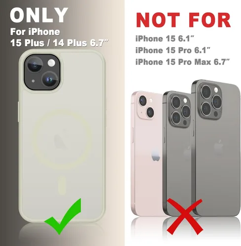 Vista 1146 de Funda para Google Pixel 10 Pro XL, cubierta magnética mate, color negro Fit for MagSafe, Screen Protector included, Shockproof Military Grade