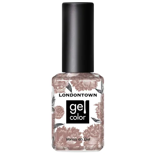 Vista 24 de LONDONTOWN Esmalte de uñas de gel UV/LED, de larga duración, resistente al astillado, color de alto brillo, marrón beige natural brillante, 0.4 fl