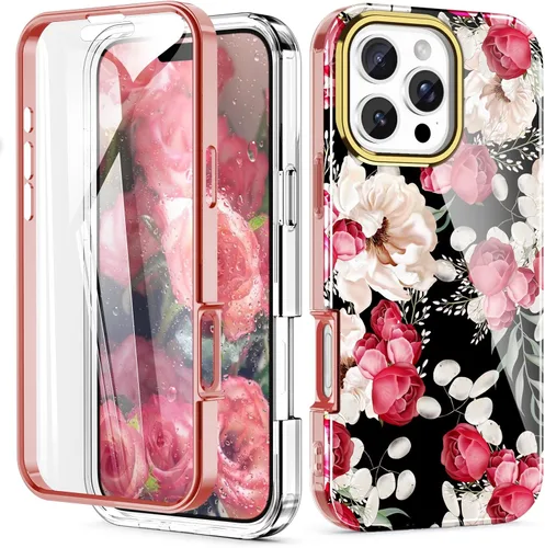 Vista 31 de Bonita funda de mármol para iPhone 11 Pro Max de 6.5 pulgadas, fabricada con protector de pantalla, ligera y elegante, cuerpo completo, a prueba