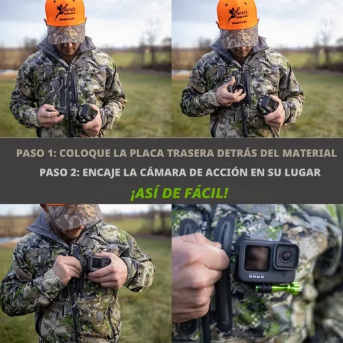 Vista 6 de SNAP Mounts Soporte de pecho para cámara de acción magnética para GoPro y DJI Osmo Action