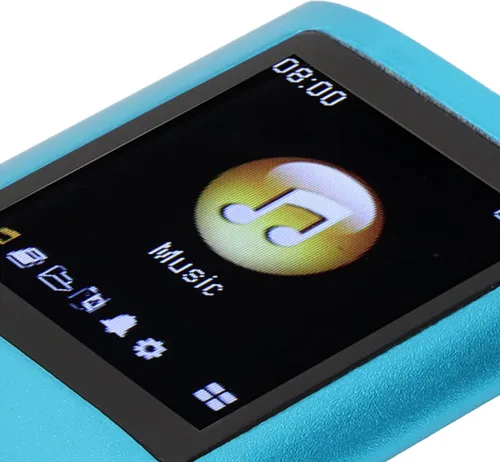 Vista 8 de Reproductor de música digital Reproductor MP4 Reproductor de MP3 ultrafino compatible con la mayoría de formatos de sonido, compatible con tarjeta