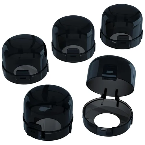 Vista 9 de AOSITE - Fundas para pomos de estufa para seguridad infantil, cubiertas de perilla de gas mejoradas para niños con adhesivo fuerte, paquete de 5