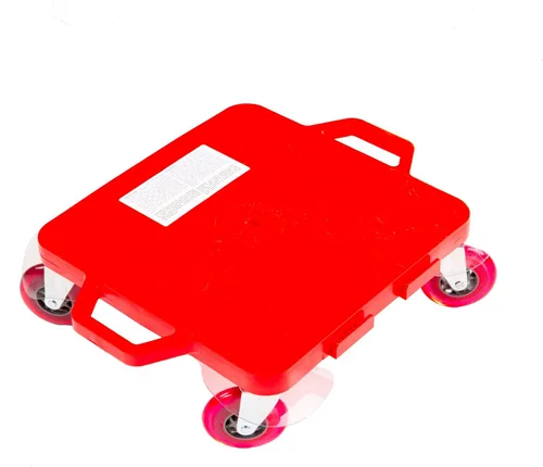Vista 10 de Cosom Scooter Board, 16 Inch Premium Sit & Scoot Board with 4 Inch Non-Marring Performance Wheels, Double Race Bearings, & Safety Handles, Physical