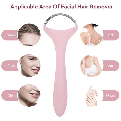 Vista 3 de 2 unidades de removedor de vello facial de primavera, depiladora facial portátil para mujeres, herramientas de depilación facial Rem Spring