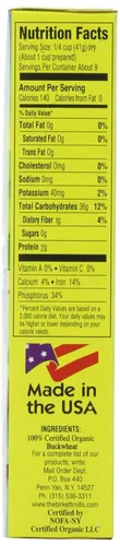 Vista 2 de Pocono Crema de trigo sarraceno Cereal caliente sin gluten, 13 onzas (paquete de 3)