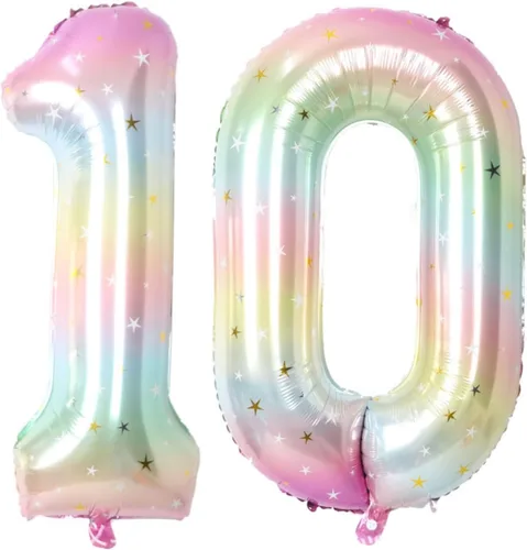 Vista 7 de Globos arcoíris número 1 de 40 pulgadas y mini globo de mariposa, decoraciones de cumpleaños de mariposa para niñas, globos de primer cumpleaños