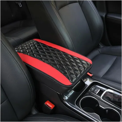 Vista 20 de Moly Magnolia Cojín Acolchado para Consola Central de Automóvil, Cubierta Protectora Universal de Cuero Impermeable para Caja de Asiento