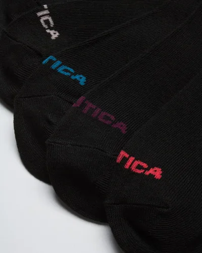 Vista 4 de Nautica Calcetines para mujer - Calcetines ligeros atléticos de corte bajo (paquete de 6)