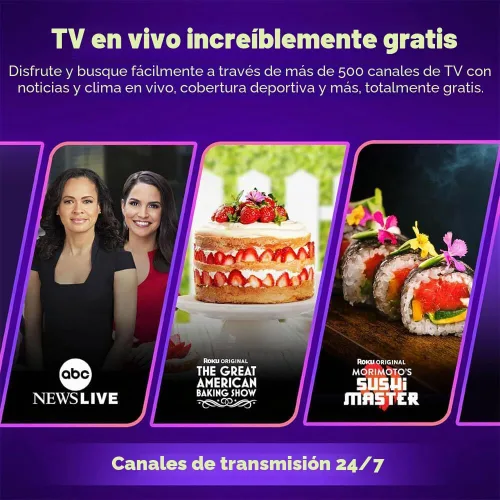 Vista 8 de Roku Paquete de transmisión de 50" Select Series 4K QLED TV HDMI CPS 2026