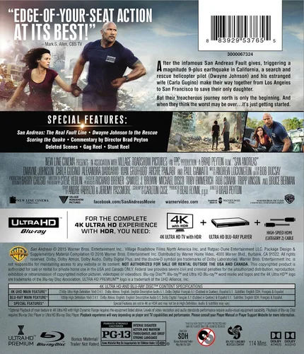Vista 2 de San Andreas 4K Ultra HD Blu-ray Digital HD 4K UHD