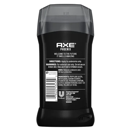 Vista 3 de Desodorante en barra para hombres Axe, Anarchy for Him, 3 onzas (paquete de 12), Fénix