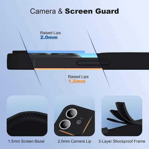 Vista 4 de Funda diseñada para iPhone 11 con soporte magnético invisible Compatible con Mag-Safe, a prueba de caídas de grado militar, a prueba de golpes