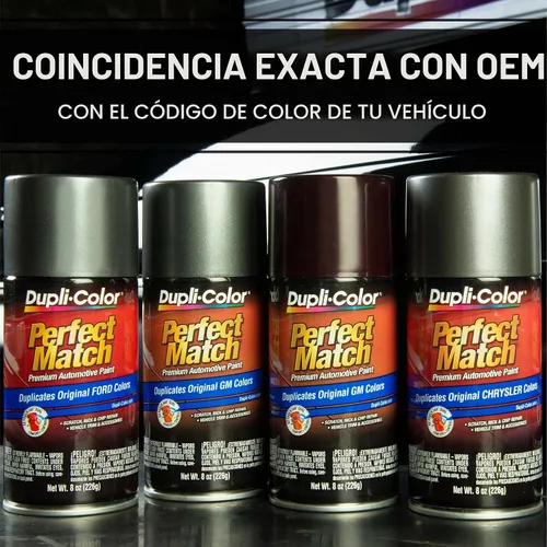 Vista 5 de Dupli-Color EBCC04177 Perfect Match Pintura en Aerosol Automotriz – Chrysler Bright Platinum Metallic, PS4/MS4 – Lata de Aerosol de 8 oz
