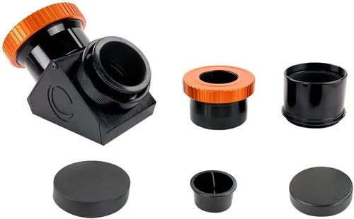 Vista 2 de Celestron 93573 Dielectric Star Diagonal 2" con bloqueo giratorio y ocular 93433 Luminos 0.748 in (plata/negro)
