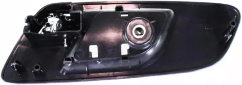 Vista 6 de Para Chevy Tahoe Manija de puerta interior delantera lado del conductor bisel negro con palanca cromada 2007-2014 Trim: todos los submodelos