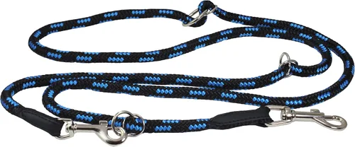 Vista 2 de Ajustable Multifuncional Cuerda Correa del perro 42"-70", Azul/Negro