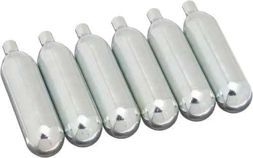 Vista 2 de Perlage Cartuchos de CO2 de grado champán, 0.56 oz (6 unidades), para conservar champán y vinos espumosos