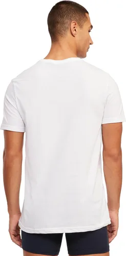 Vista 2 de Tommy Hilfiger Paquete de 3 camisetas de algodón clásicas con cuello redondo para hombre