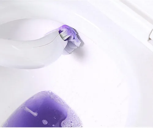 Vista 6 de 12 piezas de repuesto para cepillo de inodoro, repuesto para cepillo de inodoro 3061 (lavanda)