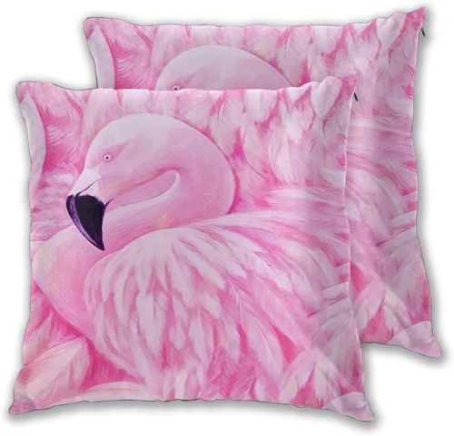 Vista 23 de Juego de 2 fundas de almohada para sofá, oficina, dormitorio, decoración del hogar, 16 x 16 pulgadas