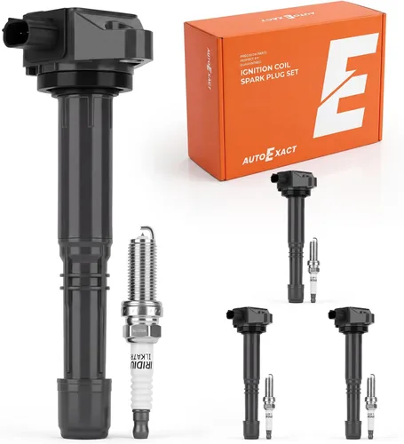 Vista 20 de Paquete de bobinas de encendido UF602 Iridium Spark Plug Set Fit para Honda