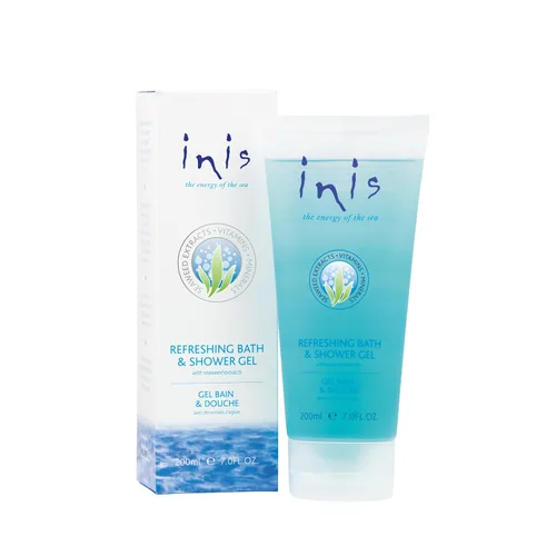 Vista 6 de Inis la Energía del Mar Gel Refrescante de Baño y Ducha - Tamaño de Viaje para Lavado Corporal para Mujeres y Hombres - Fragancia Fresca de Océano
