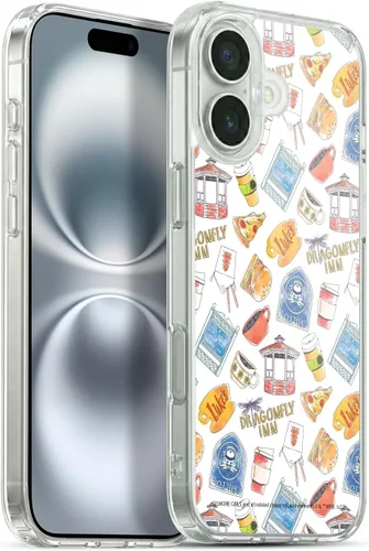 Vista 108 de Head Case Designs Gilmore - Funda negra a prueba de golpes con diseño de dibujos animados para niñas con licencia