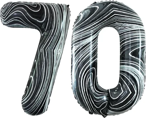 Vista 24 de Goer, conjunto de globos de papel aluminio para decoraciones de cumpleaños, globos de las letras de feliz cumpleaños y de números Oro