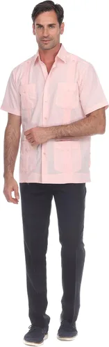 Vista 9 de Mojito Collection Camisa Guayabera de manga corta para hombre